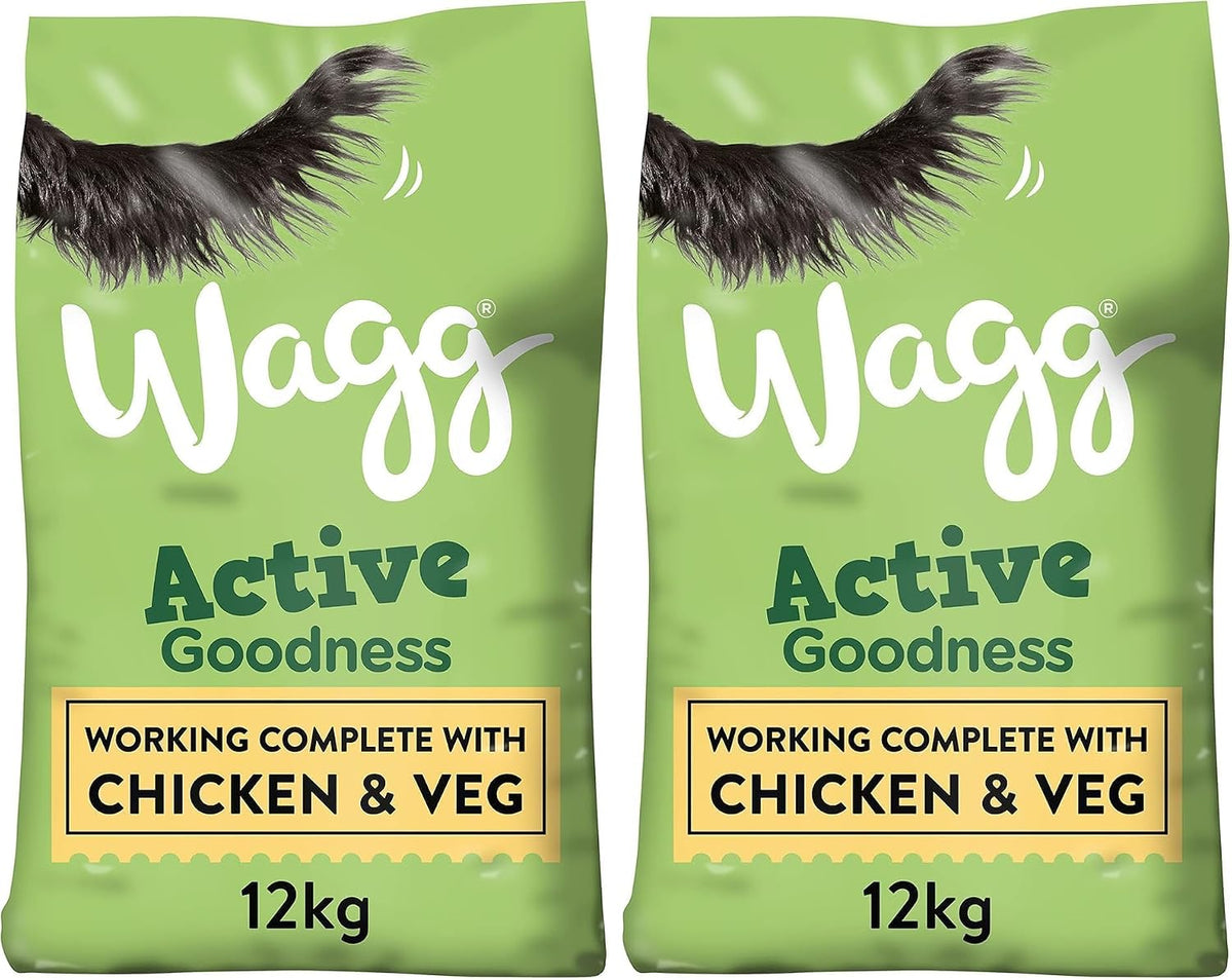 Wagg Active Goodness Complete Dry Adult Dog Food Chicken 12kg