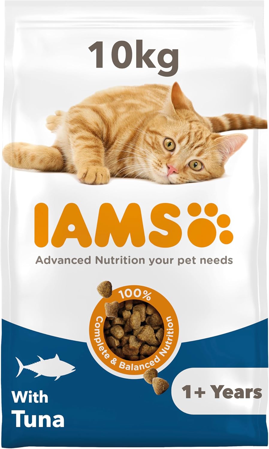 IAMS Adult Complete Dry Cat Food Chicken 3kg - Supports Strong Immune System