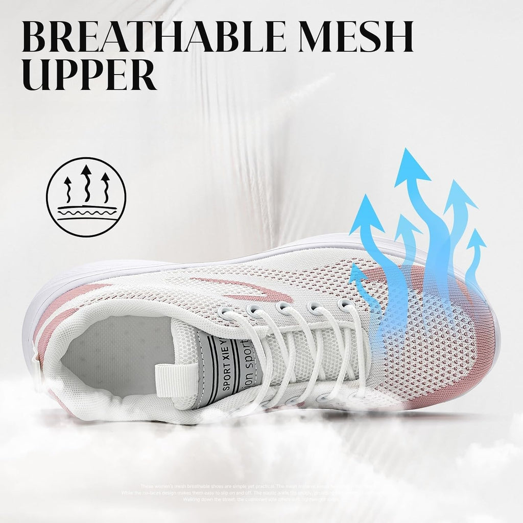 Women's Athletic Running Shoes Fashion Sport Gym Walking Shoes Jogging Tennis Fitness Sneaker