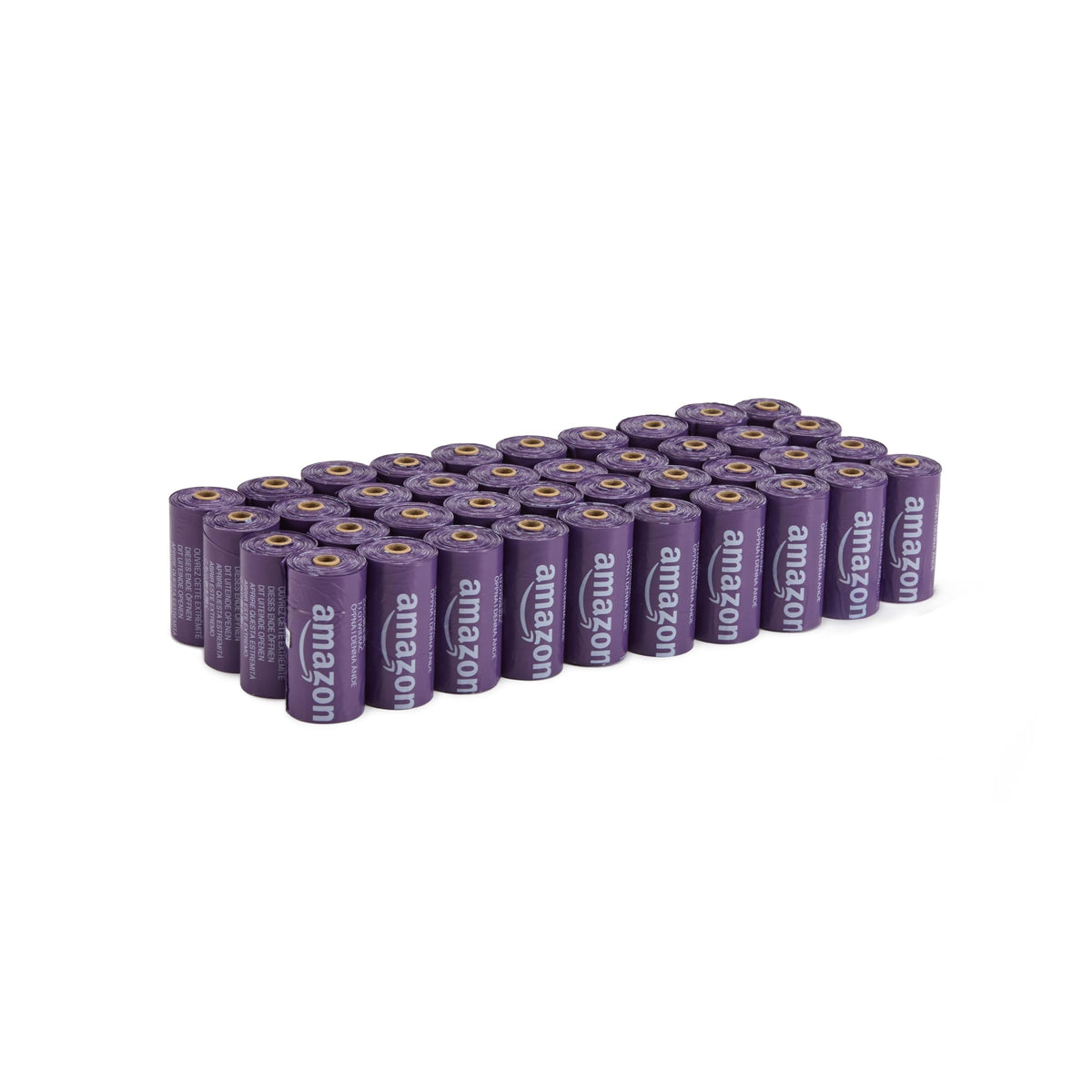 Amazon Basics Dog Poo Bags, Lavender-Scented, 300 Count (20 Rolls of 15)