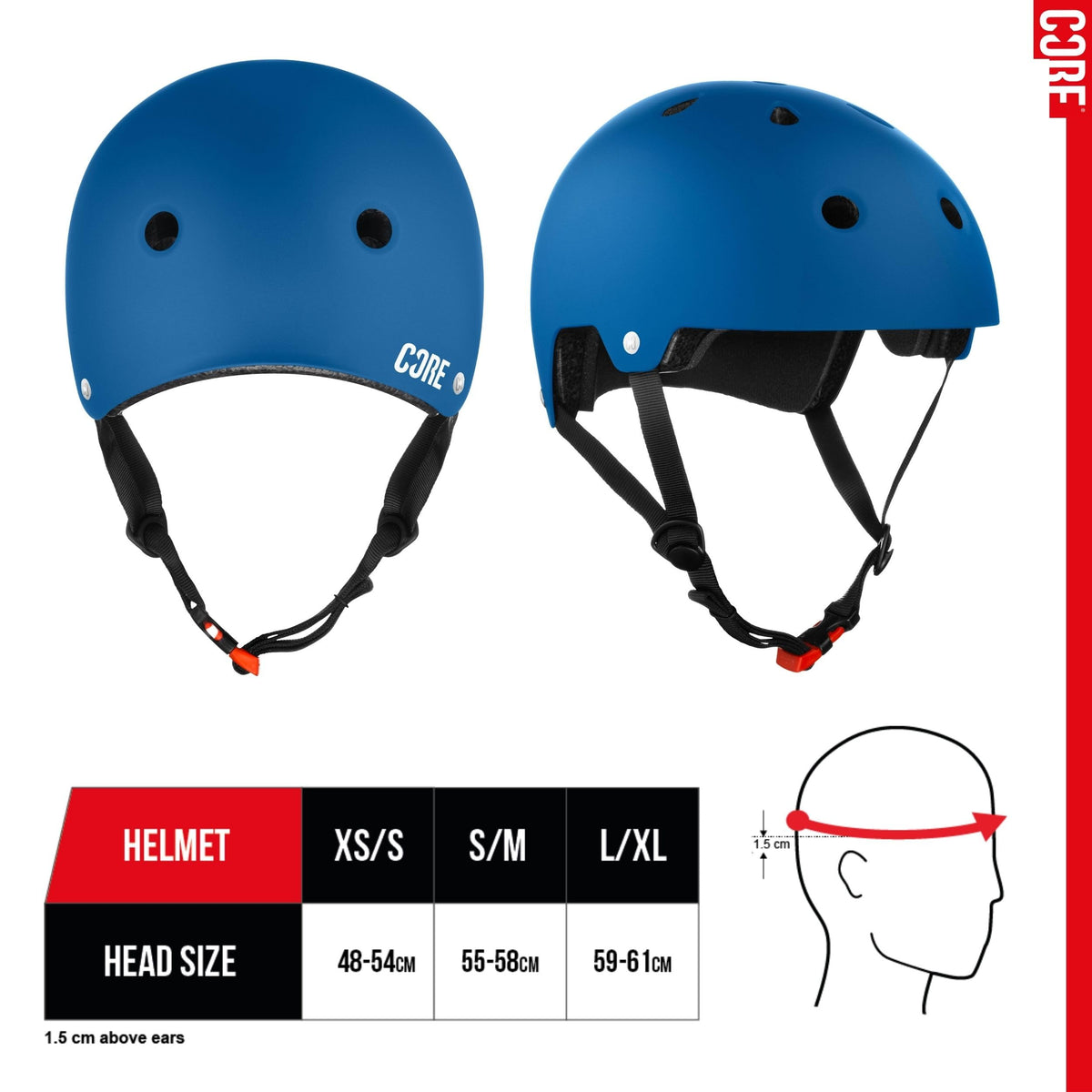 CORE Protection Helmet Skate/BMX/Bike/MTB/Roller Derby/Scooter