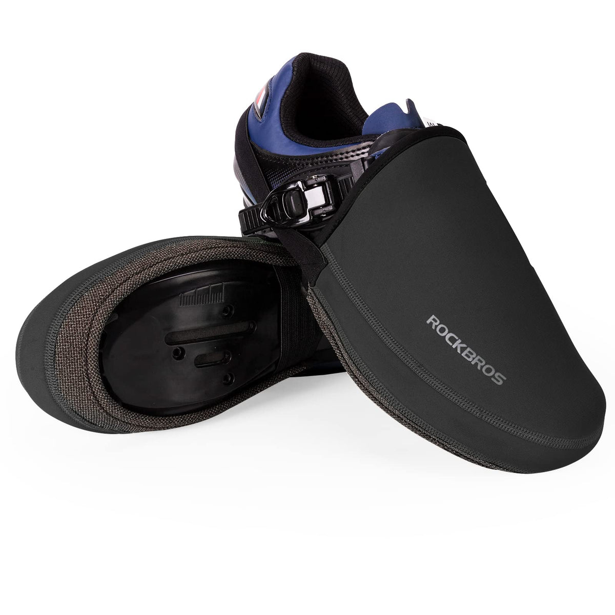ROCKBROS Road Bike Toe Covers Water Resistant, Thermal Cycling Overshoes
