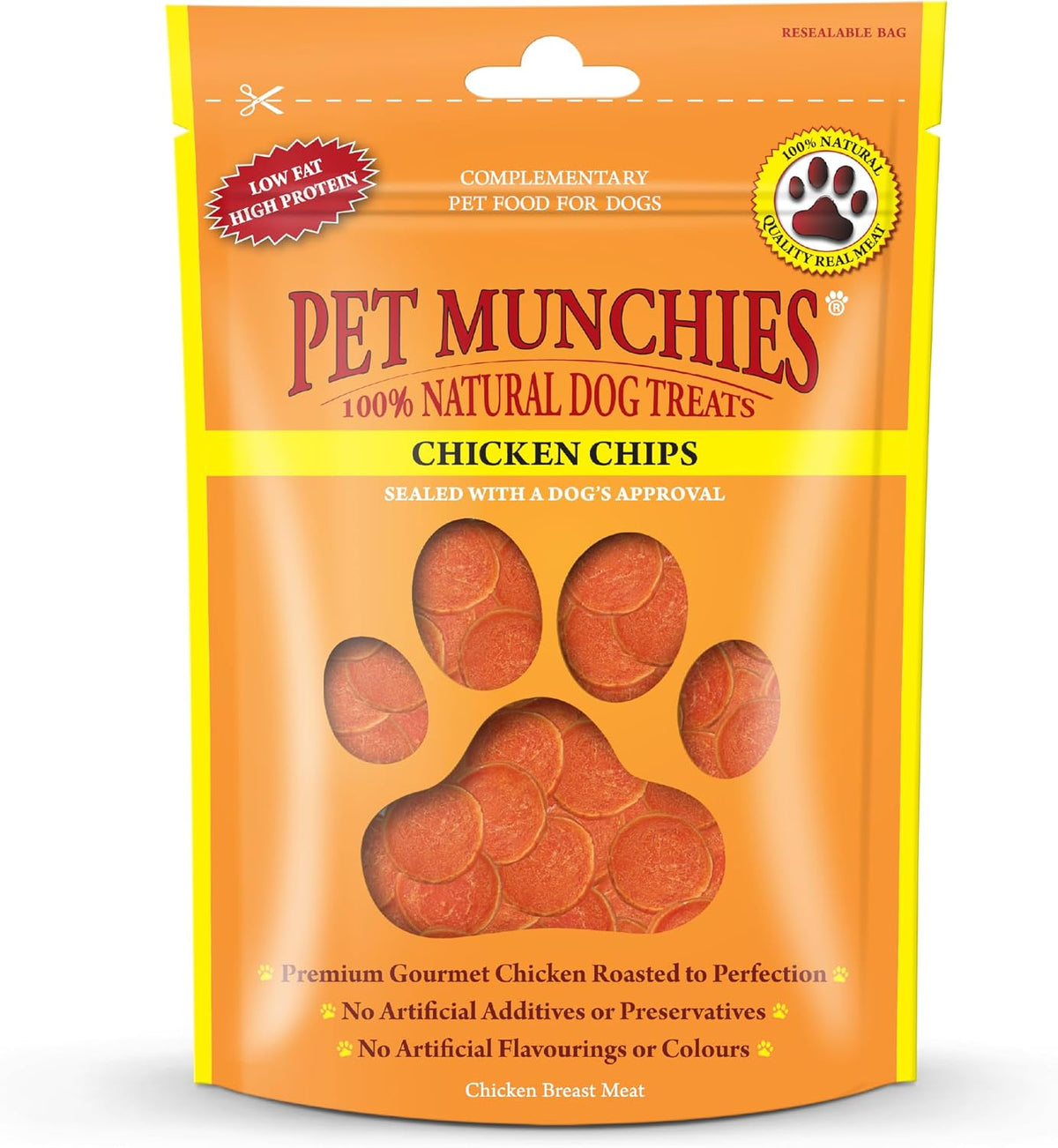 Pet Munchies Venison & Beef Liver Dog Training Treats, Grain Free Tasty Bites with Natural Real Meat, Low in Fat 50g