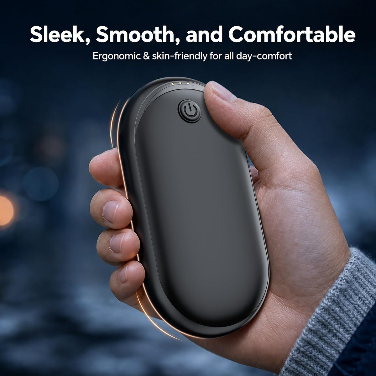 Hand Warmers Rechargeable 2 Pack, 24H Electric Portable Pocket Heater