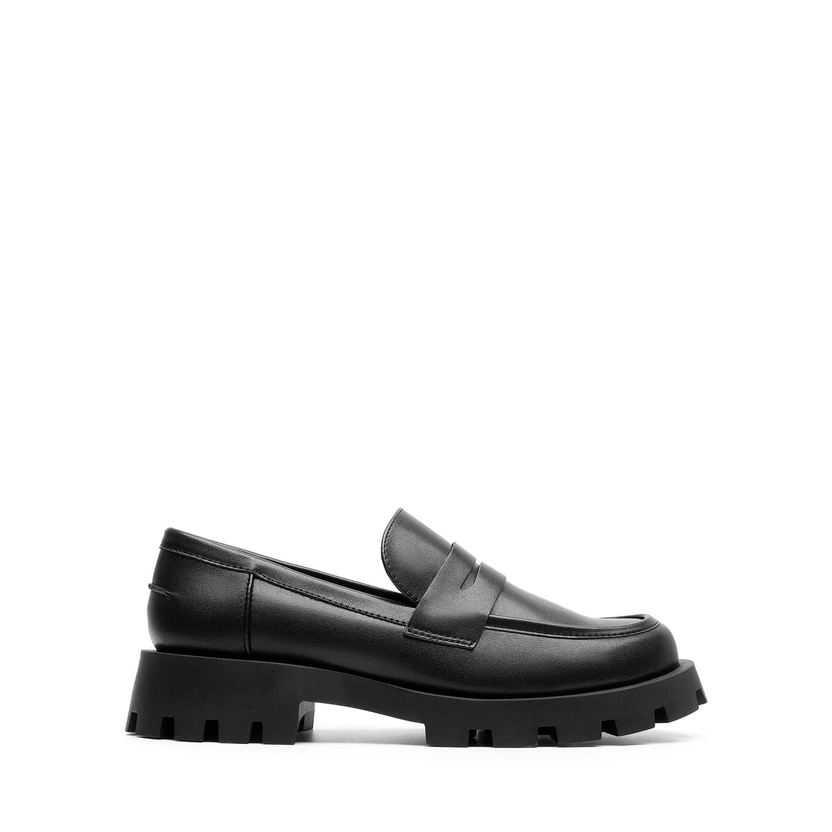 DREAM PAIRS Women's Loafers Lug Sole Slip On
