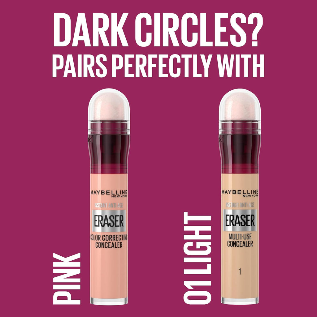 Maybelline Concealer Instant Anti Age Eraser Eye, For Dark Circles 01 Light