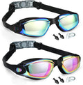 Swim Goggles 2 Pack Anti Fog No Leaking for Adult Women Men