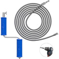 Drain Unblocker 10m x 6mm Flexible Drain Snake Manual Electric Plumbing Auger