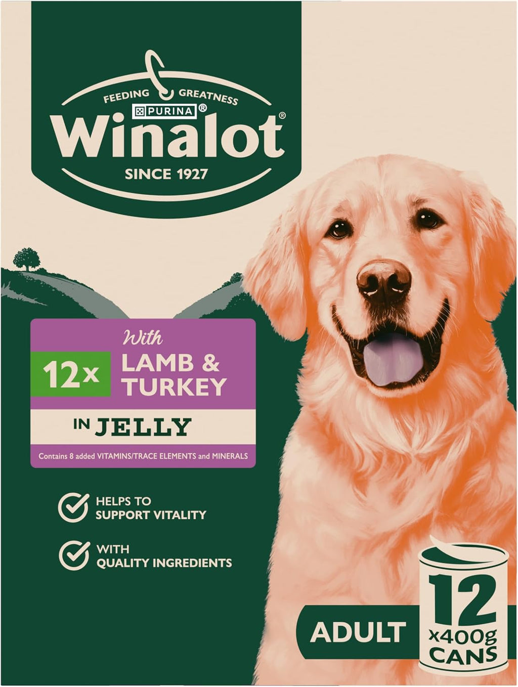WINALOT Sunday Dinner Mixed in Gravy Wet Dog Food Pouches 40x100g