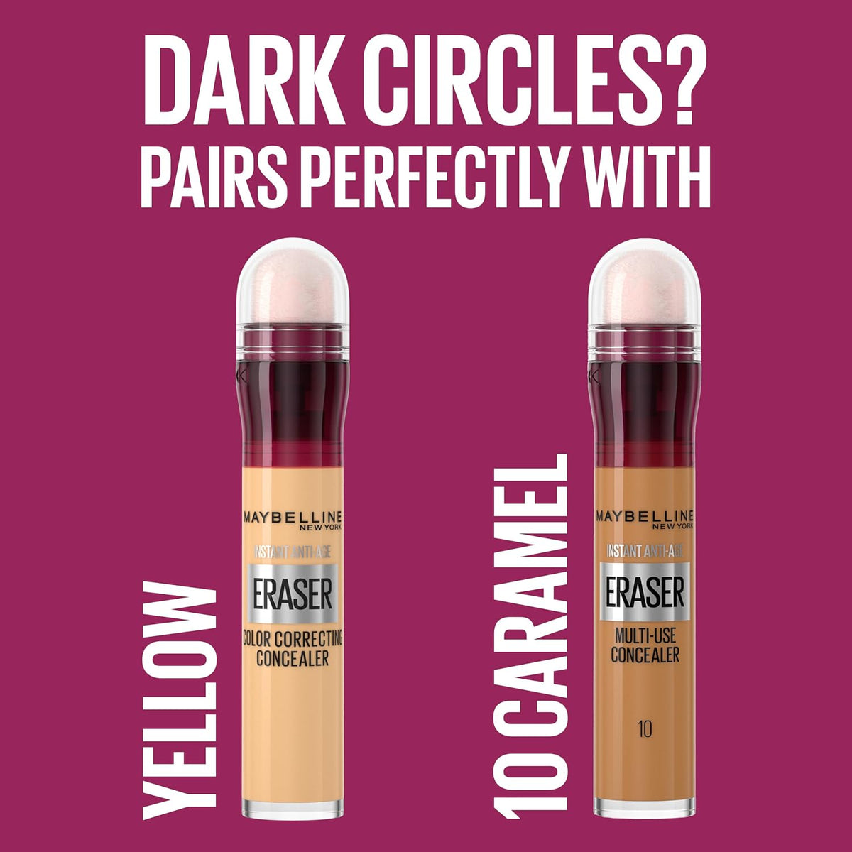Maybelline Concealer Instant Anti Age Eraser Eye, For Dark Circles 01 Light