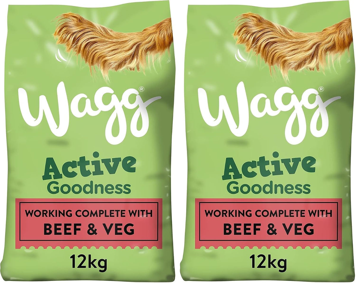 Wagg Active Goodness Complete Dry Adult Dog Food Chicken 12kg