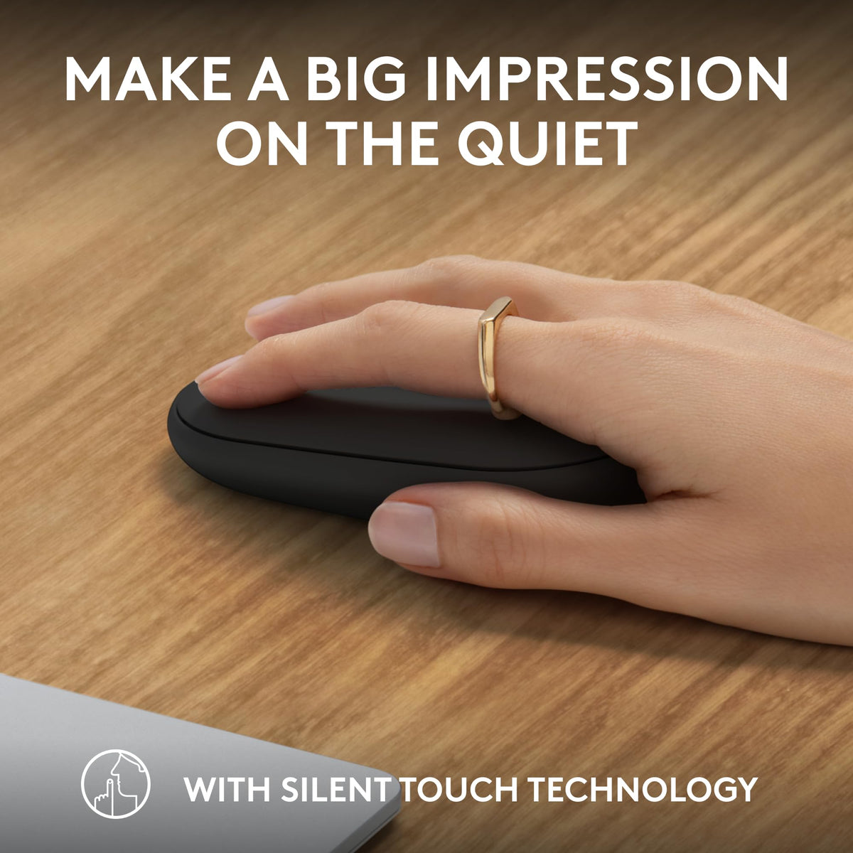 Logitech Pebble Mouse 2 M350s Slim Bluetooth Wireless Mouse