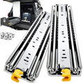 Heavy Duty Drawer Runners 450mm Locking Full Extension Slides 220kg 76mm Wide Pair