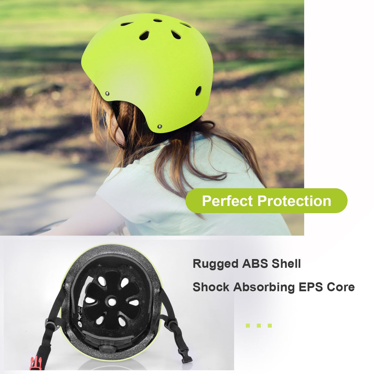 Besttravel Kids Helmet, Toddler Helmet Adjustable Toddler Bike Helmet Ages 3-8 Years Old Boys Girls Multi-Sports Safety