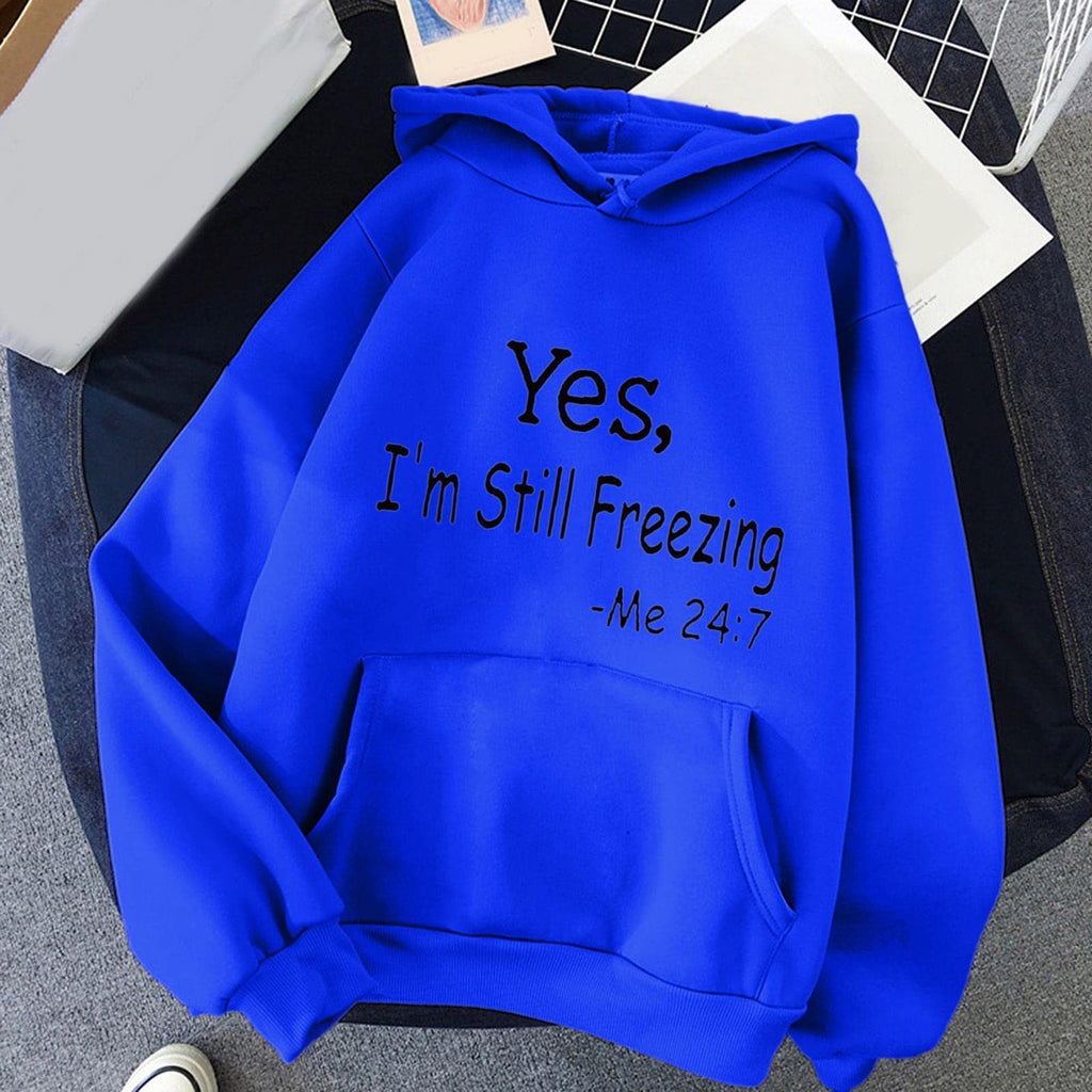 Winter Sweatshirt Women Women's Print Long Sleeved Sweatshirt Blouse Pullover Solid Color Hooded Funny Ladies Christmas Jumpers Hooded Tunic Pullover Holiday Outfits for Women