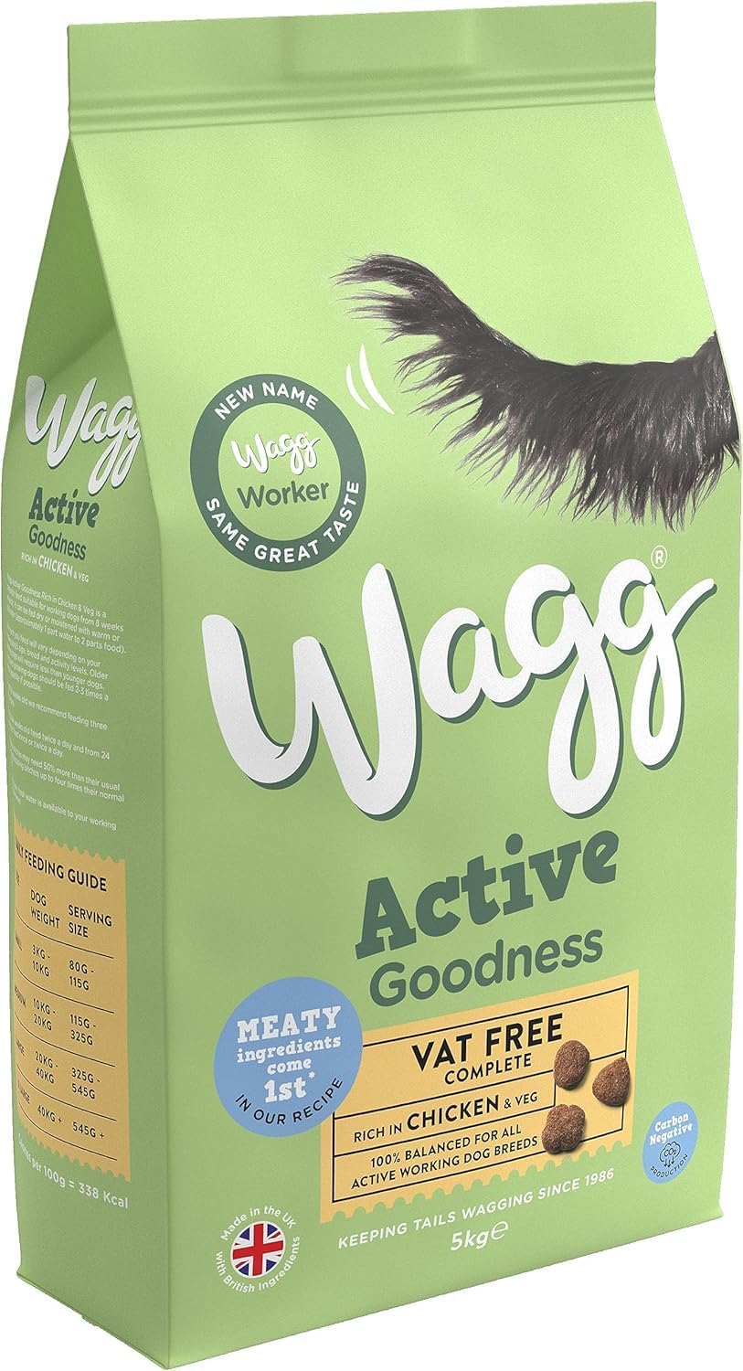 Wagg Active Goodness Complete Dry Adult Dog Food Chicken 12kg