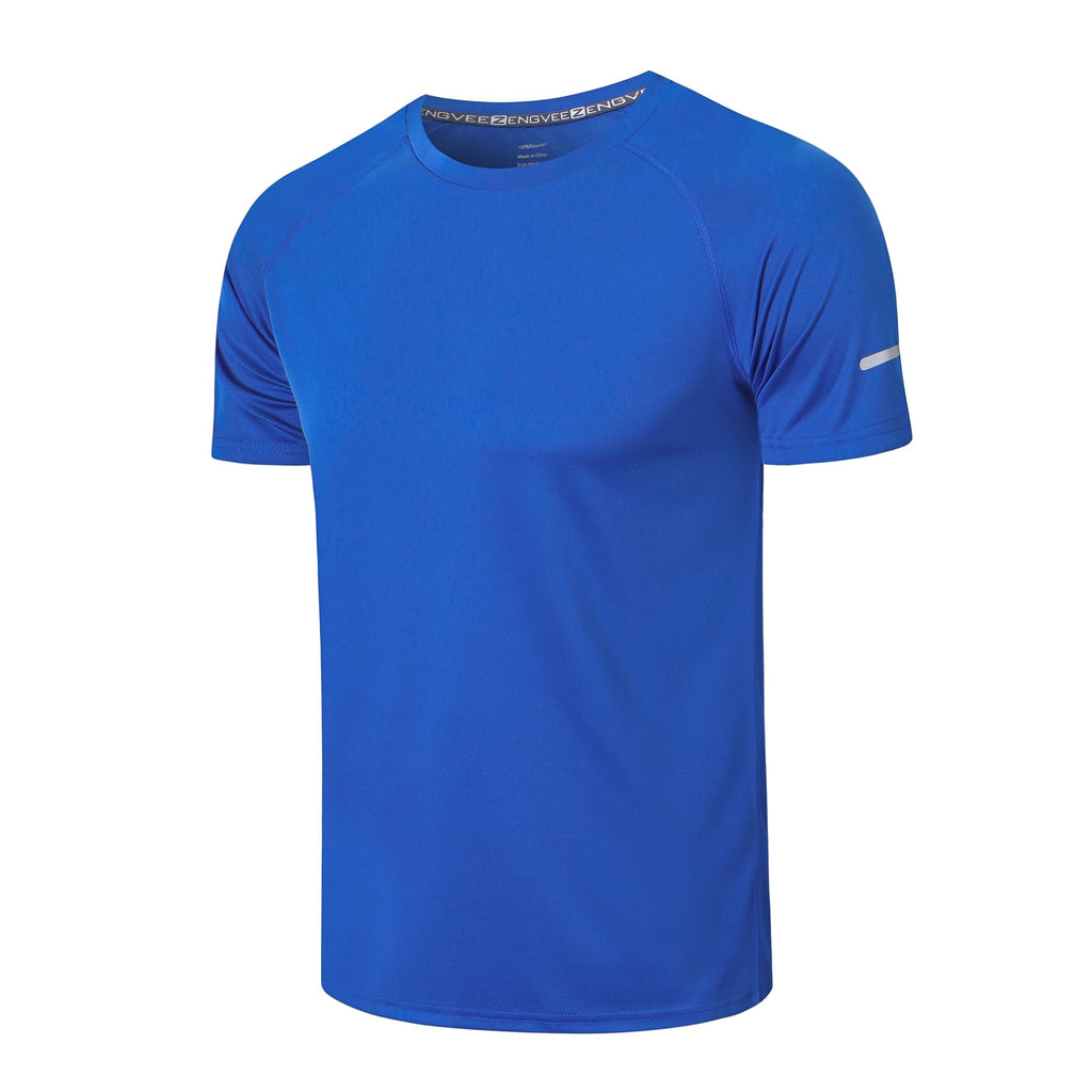 Gaiatiger 1/3 Pack Mens T-Shirts Quick Dry Short Sleeve Tops Running Shirts