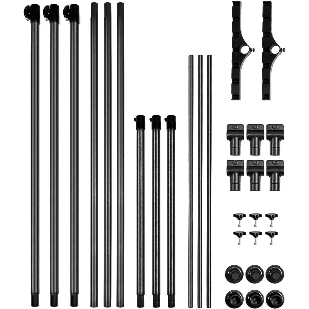Heavy Duty Clothes Rail Storage System 50kg Garment Rack Open Wardrobe QWORK