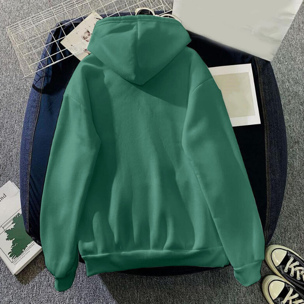 Winter Sweatshirt Women Women's Print Long Sleeved Sweatshirt Blouse Pullover Solid Color Hooded Funny Ladies Christmas Jumpers Hooded Tunic Pullover Holiday Outfits for Women