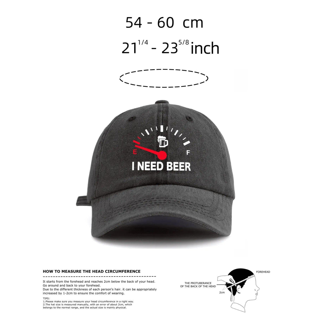 Printed Washed Baseball Cap, Adjustable Size Hat for Men Women, Casual Vintage Style for Outdoor Sports Daily Wear