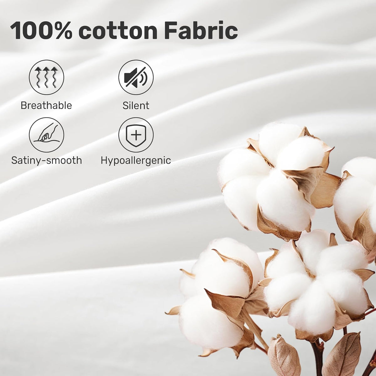 Single Duvet 10.5 Tog Goose Down Feather 135x200 Cotton Washable Deodar