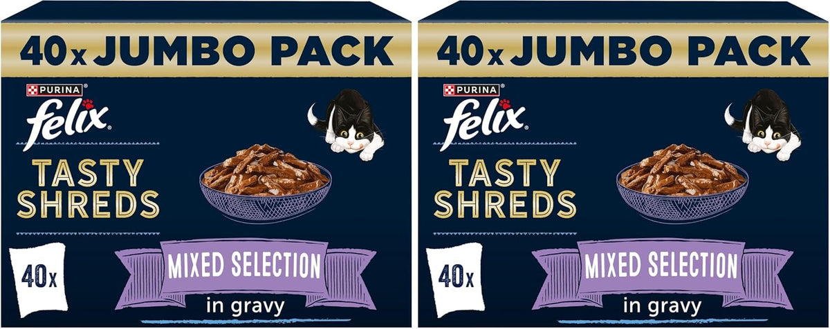 FELIX Soup Tender Strips Farm Selection Wet Cat Food 6x48g (Pack of 8)