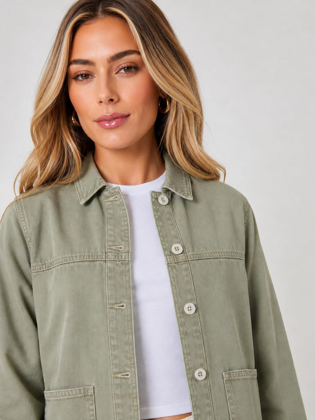 UC Ex High Street Brand Summer Denim Jackets Women, Ladies Button Up Jean Jacket