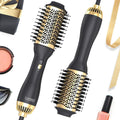 Hair Dryer Brush 60mm Oval Hot Air Styler Volumiser Blowout Brush LANDOT Ionic