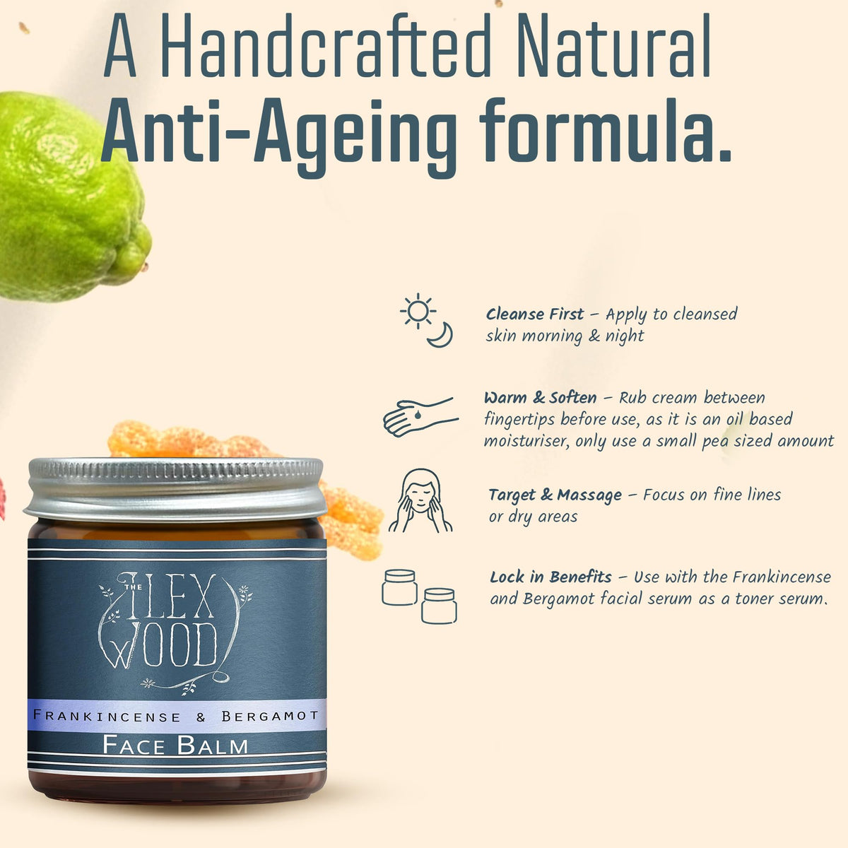 The Ilex Wood Rose & Frankincense Face Cream – Natural Moisturiser 60ml