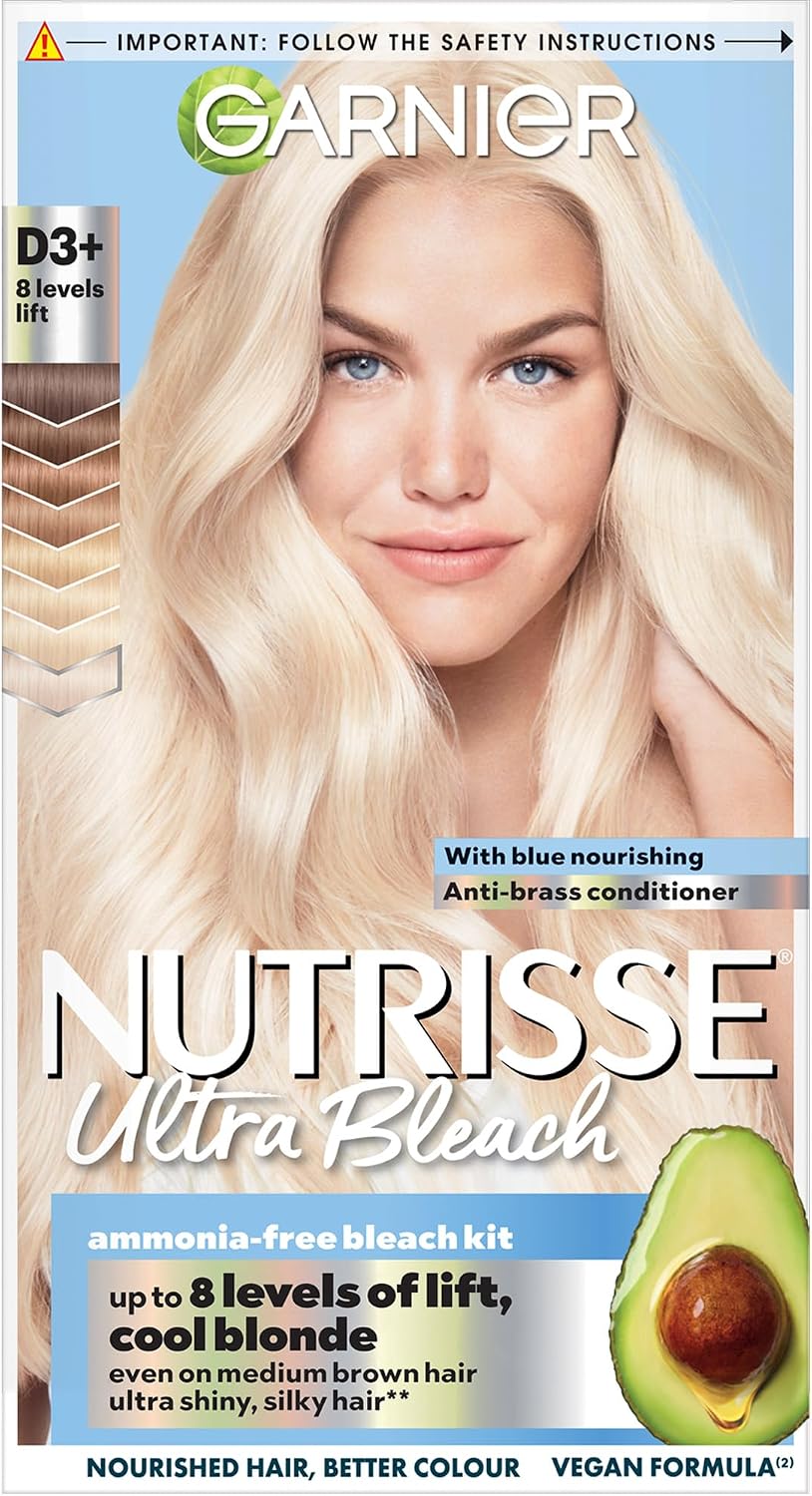 Garnier Nutrisse Ultra Color Permanent Hair Dye, 4.15 Iced Coffee Brown