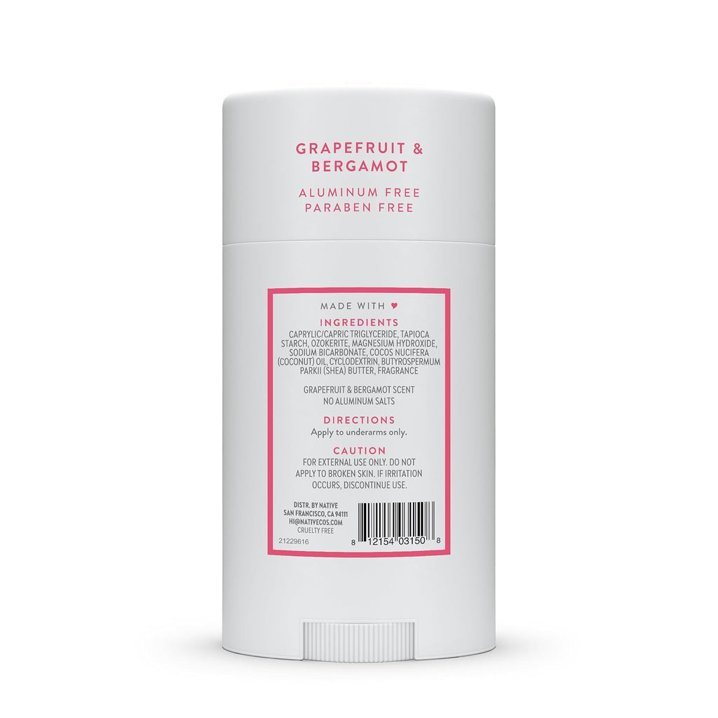 Native Aluminum-Free Deodorant for Women & Men, Coconut & Vanilla, 2.65oz