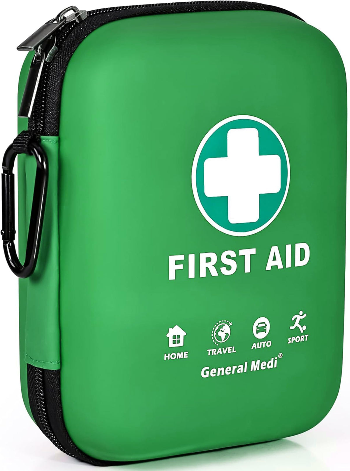 First Aid Kit - 170 Pieces Hard Case and Lightweight - Includes Instant Cold Pack,Emergency Blanket for Travel, Home, Office, Vehicle