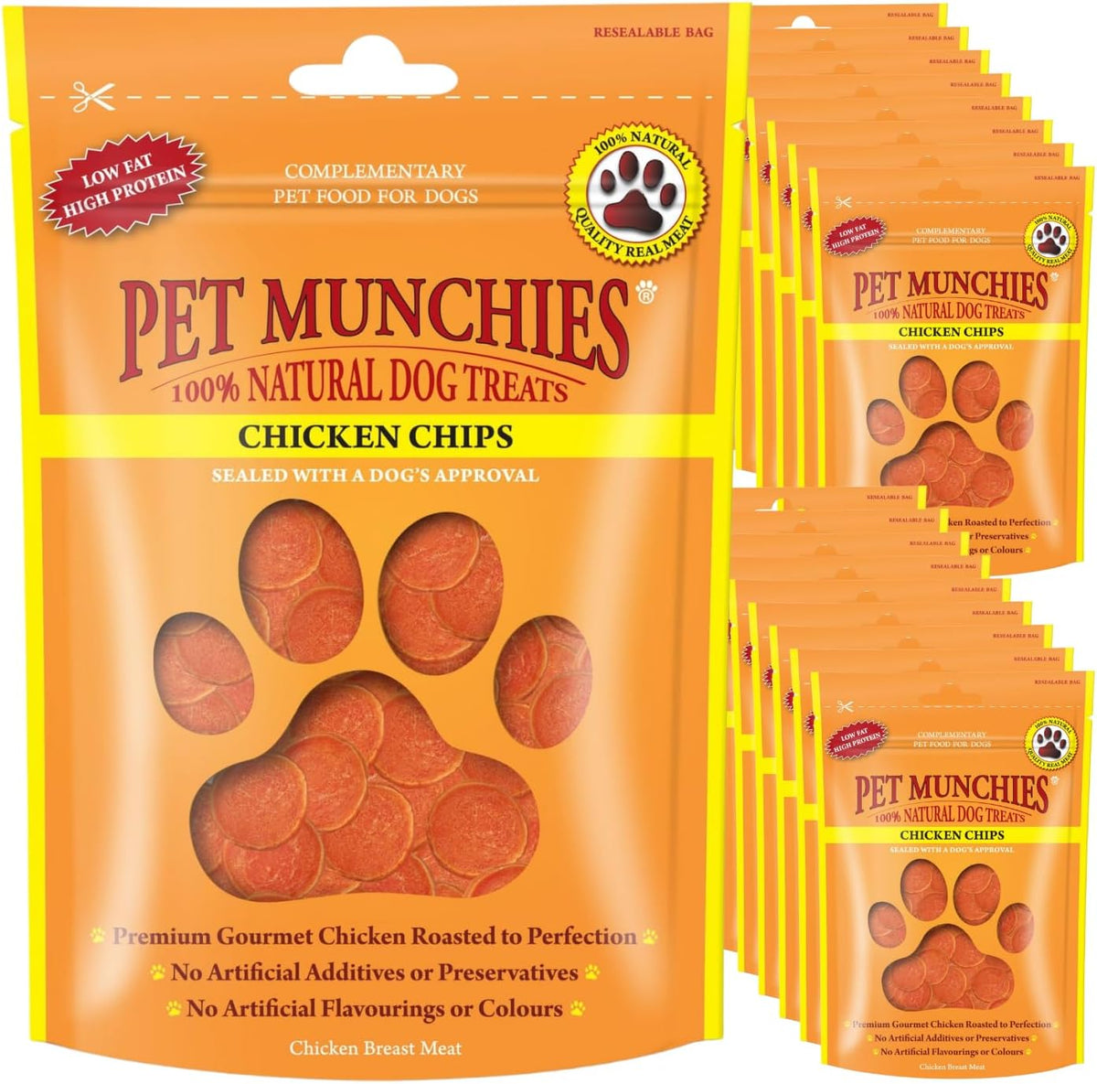 Pet Munchies Venison & Beef Liver Dog Training Treats, Grain Free Tasty Bites with Natural Real Meat, Low in Fat 50g