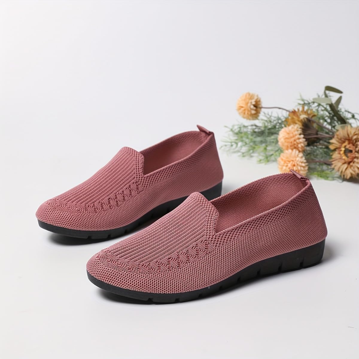 Casual Shoes for Women That are Lightweight, Breathable, and Feature a Solid Color Design