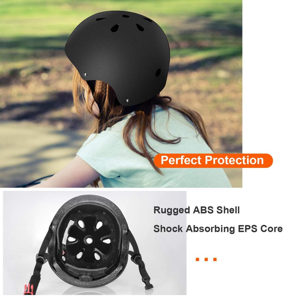 Besttravel Kids Helmet, Toddler Helmet Adjustable Toddler Bike Helmet Ages 3-8 Years Old Boys Girls Multi-Sports Safety