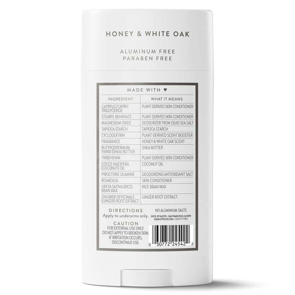 Native Aluminum-Free Deodorant for Women & Men, Coconut & Vanilla, 2.65oz