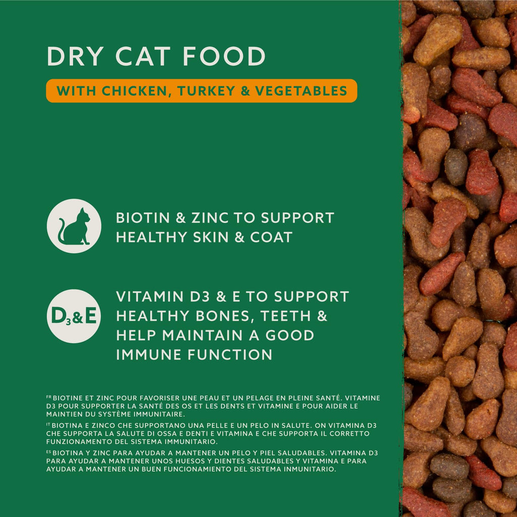 by Amazon - Complete Dry Cat Food with Salmon, Tuna and Vegetables, 1 pack of 3kg