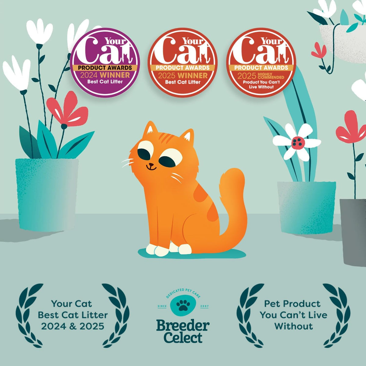 Breeder's Choice Paper Cat Litter (10L) - 99% Recycled Paper
