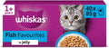 WHISKAS Adult Wet Cat Food in Jelly 40x85g Fish Favourites