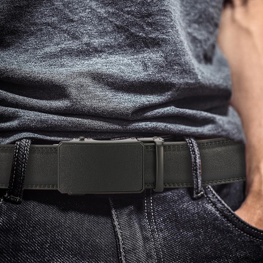 Belt Men,Ratchet Belt,Adjustable Design,Mens leather belt,Mens Belts Casual