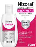 Nizoral Anti-Dandruff Treatment Shampoo with Ketoconazole, 1 x 60ml
