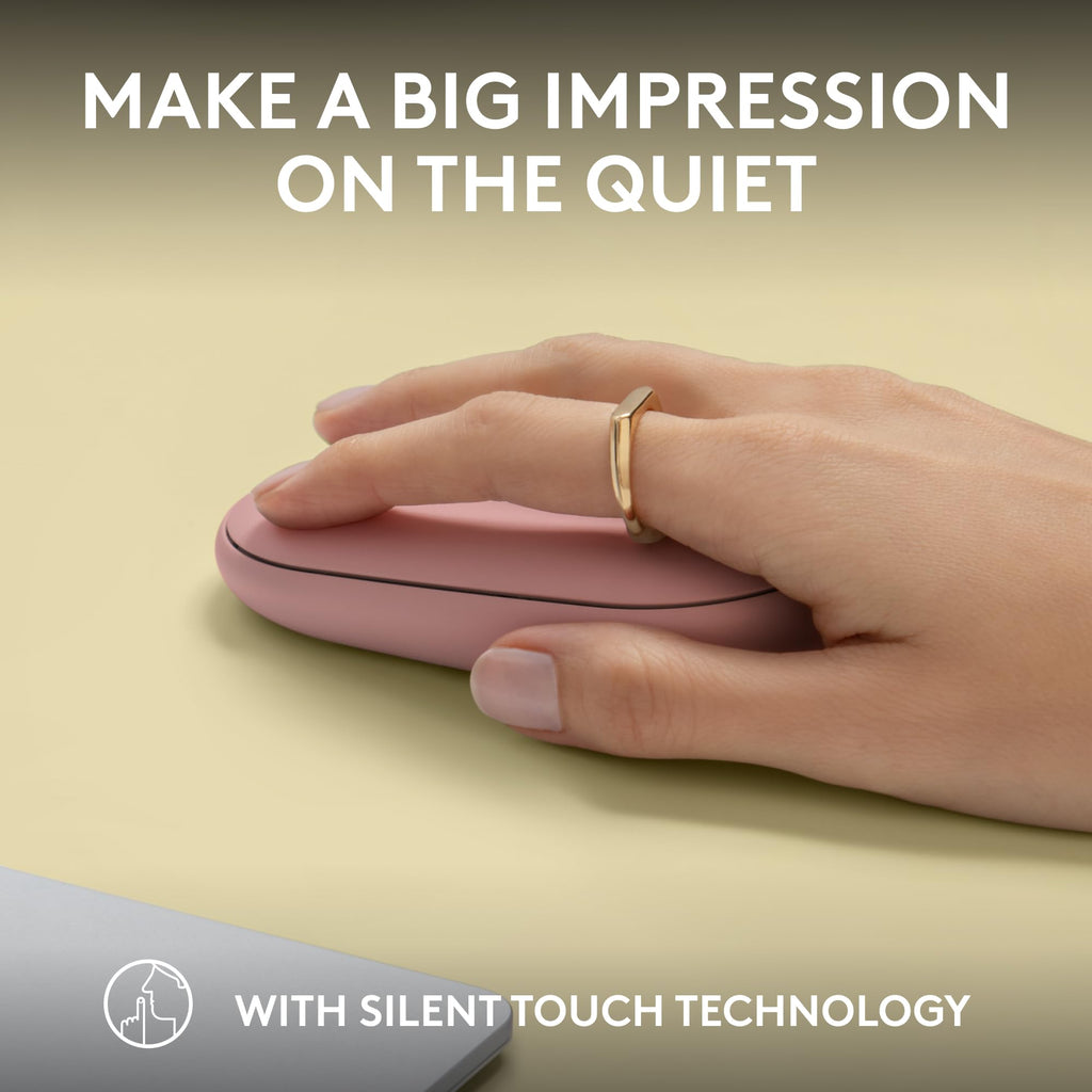 Logitech Pebble Mouse 2 M350s Slim Bluetooth Wireless Mouse