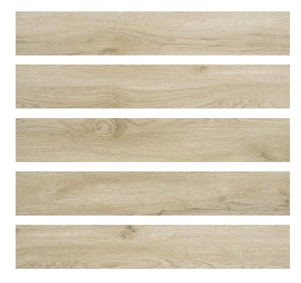 Peel Stick Vinyl Flooring Planks 36 Pack Natural Wood Waterproof 5㎡ Mysflosy