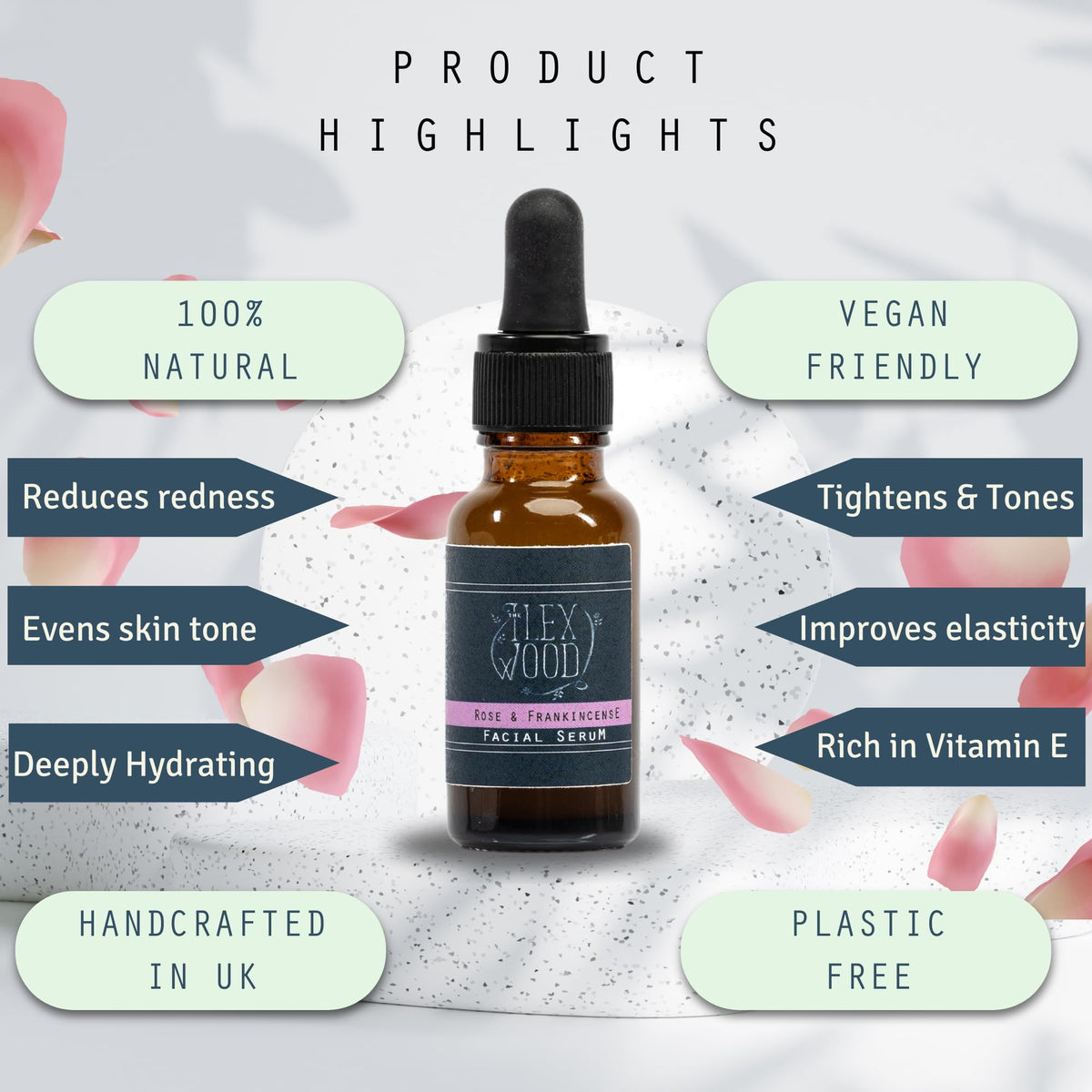 The Ilex Wood Rose & Frankincense Face Cream – Natural Moisturiser 60ml