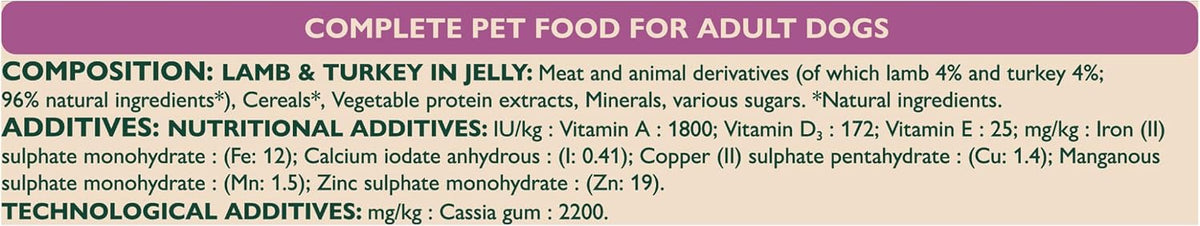 WINALOT Sunday Dinner Mixed in Gravy Wet Dog Food Pouches 40x100g