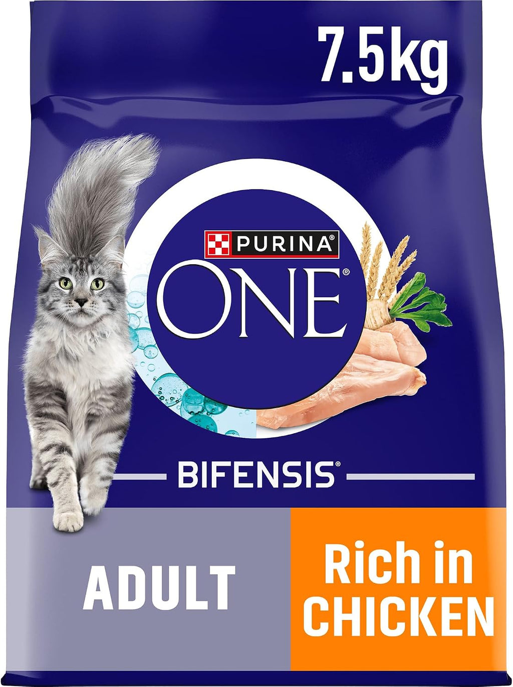 PURINA ONE Bifensis Adult Dry Cat Food Chicken 7.5kg Pack