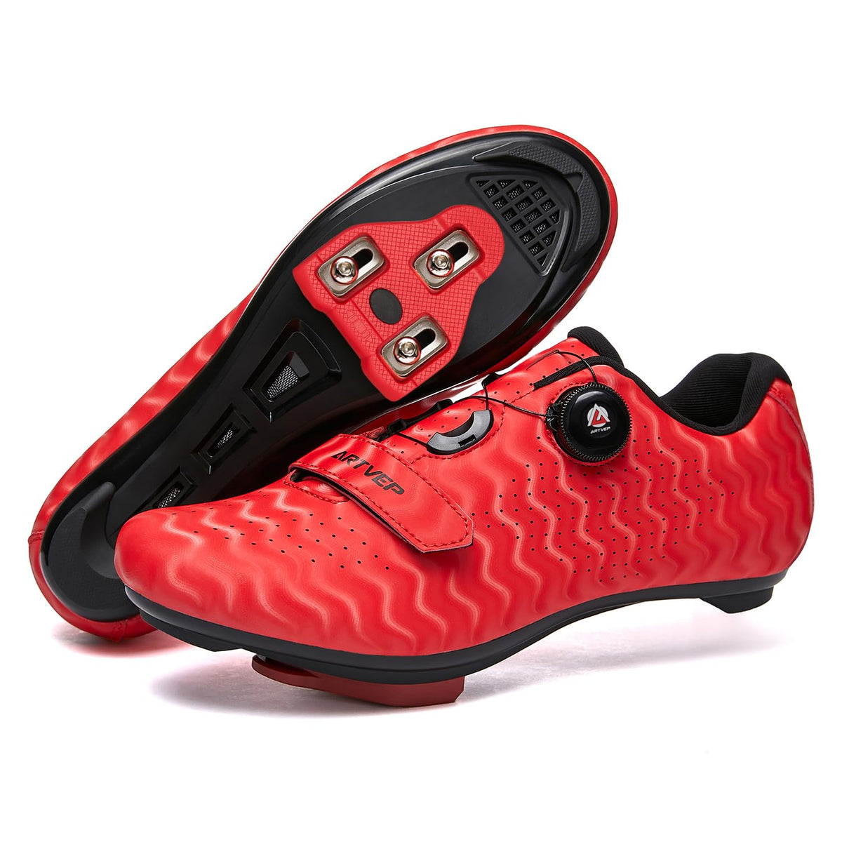 Women's Cycling Shoes for Men Road Bike Shoes Compatible with SPD and Delta Pedal Block Peloton Breathable Bicycle Shoes