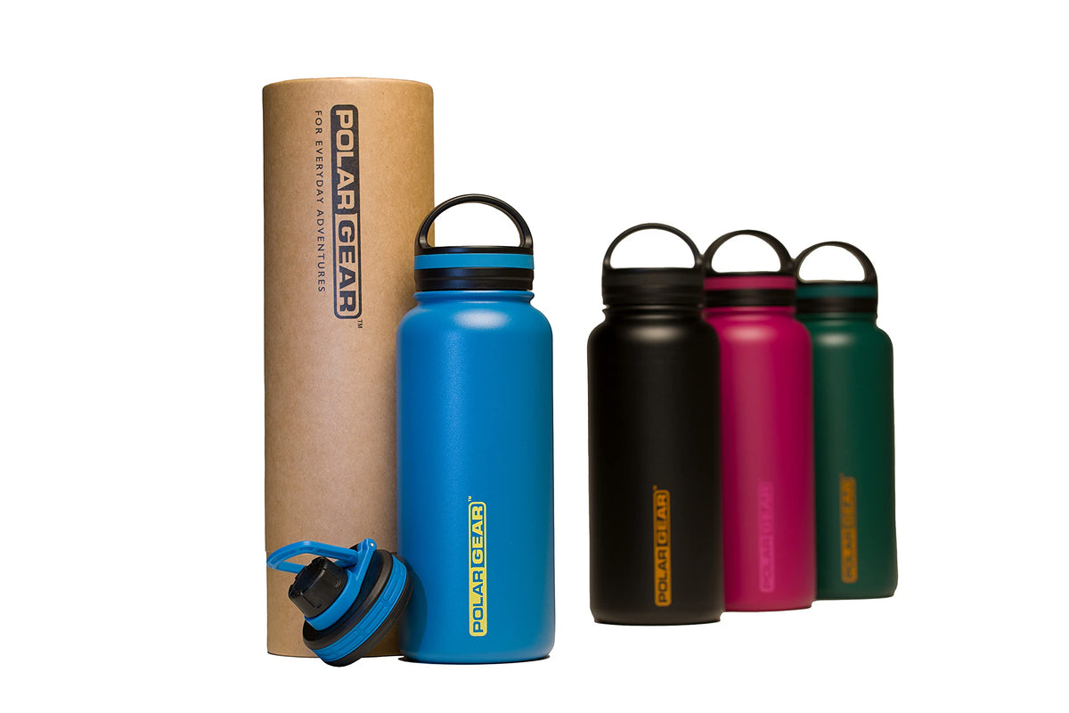Polar Gear Insulated Water Bottle with Flip Straw - 800ml Wine