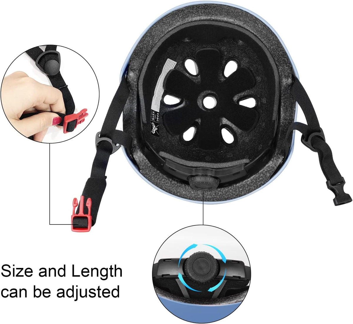 Besttravel Kids Helmet, Toddler Helmet Adjustable Toddler Bike Helmet Ages 3-8 Years Old Boys Girls Multi-Sports Safety