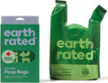 Earth Rated Dog Poo Bags with Handles, Easy Tie and Guaranteed Leakproof, Lavender Scented, 120 Bags
